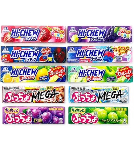 Amazon.co.jp: △UHA味覚糖 ぷっちょ 3袋 4種アソート 88g アソート 個